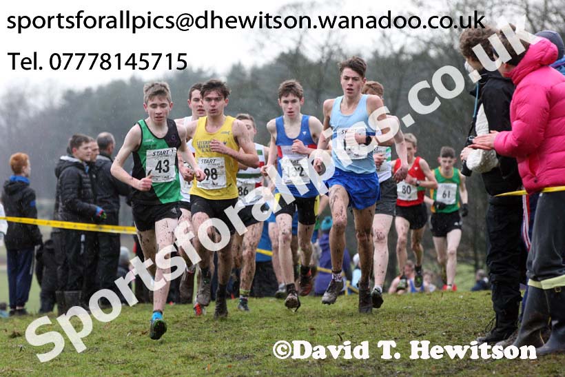 Mens under-17s Northern Cross Country, Knowsley Safari Park. Photo: David T. Hewitson/Sports for All Pics